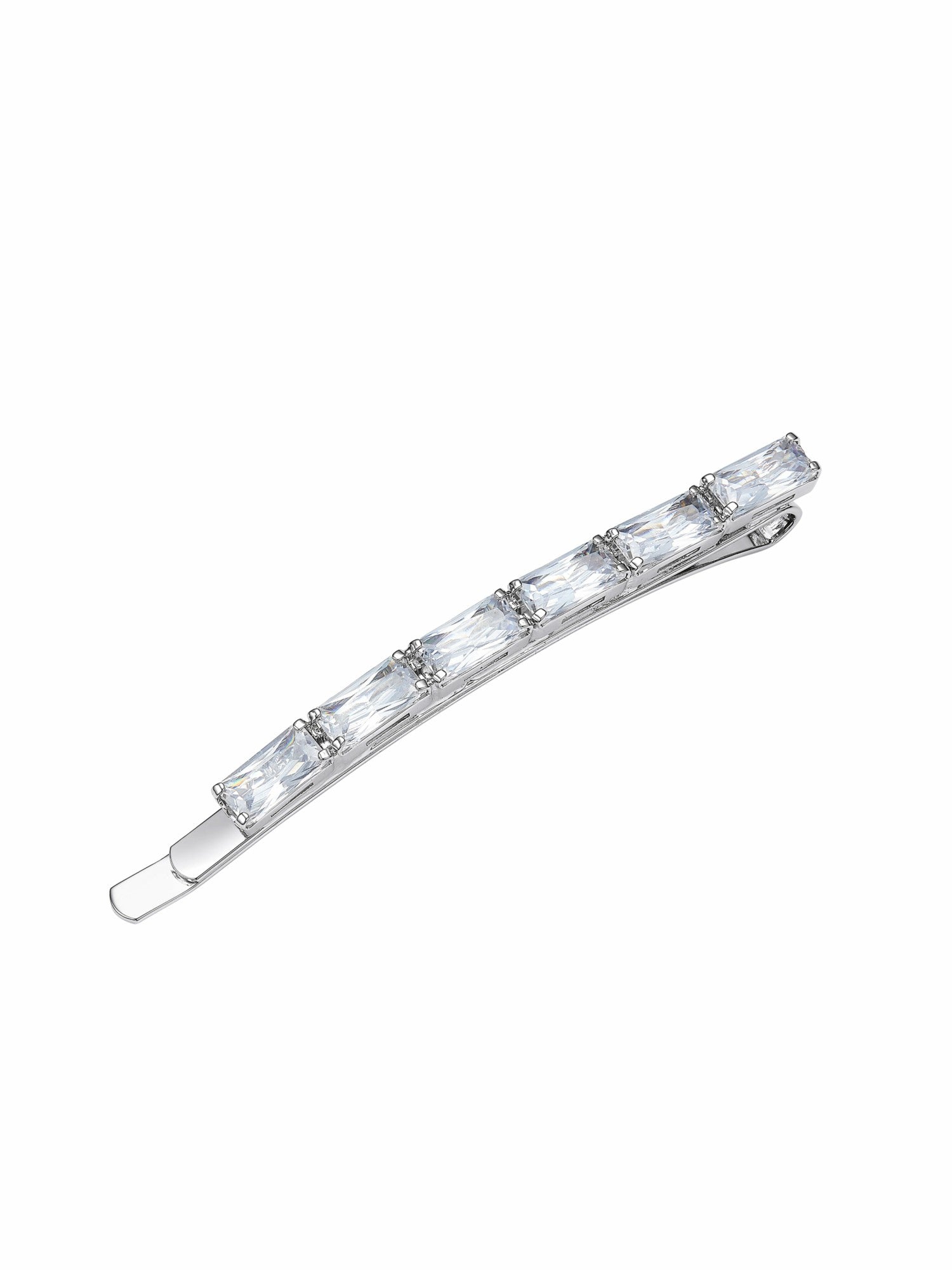 Nana Jacqueline Harlowe Floral Crystal White Hair Clip White