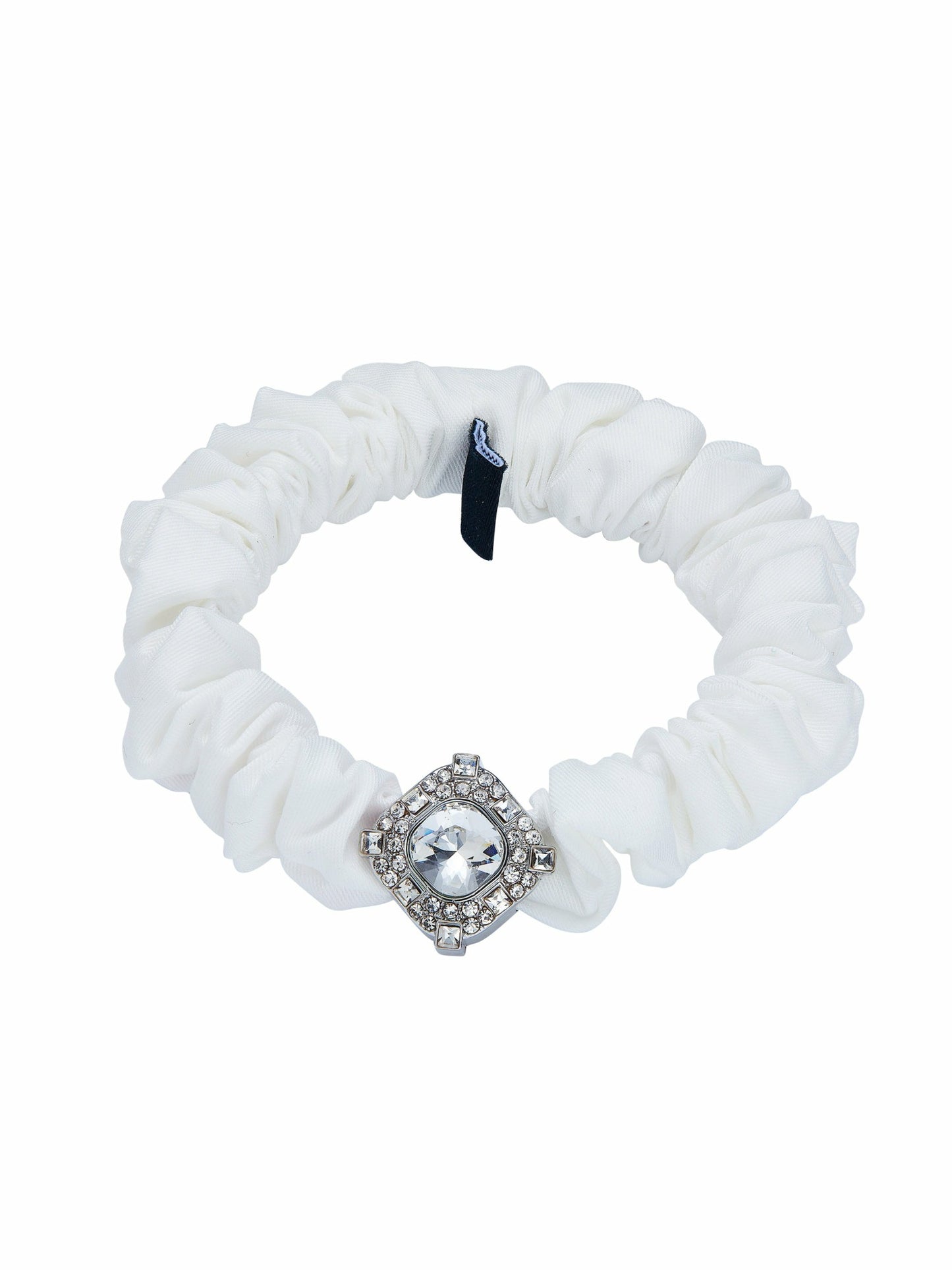 Nana Jacqueline Helene Crystal Denim Hair Scrunchie Set Blue