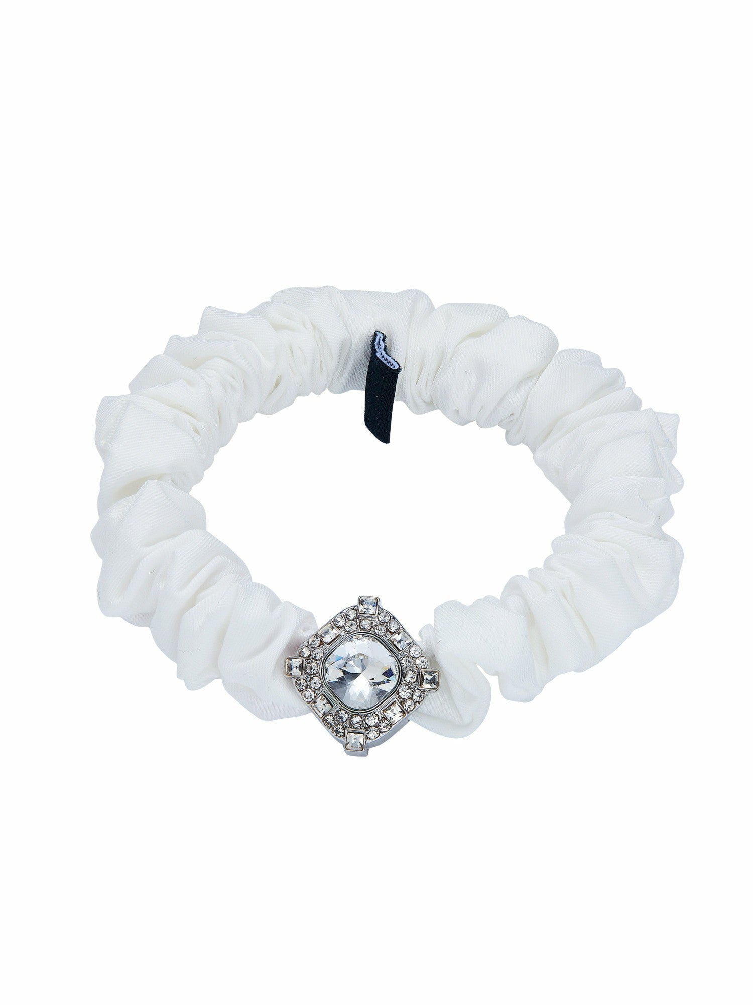 Nana Jacqueline Helene Crystal Denim Hair Scrunchie Set Blue