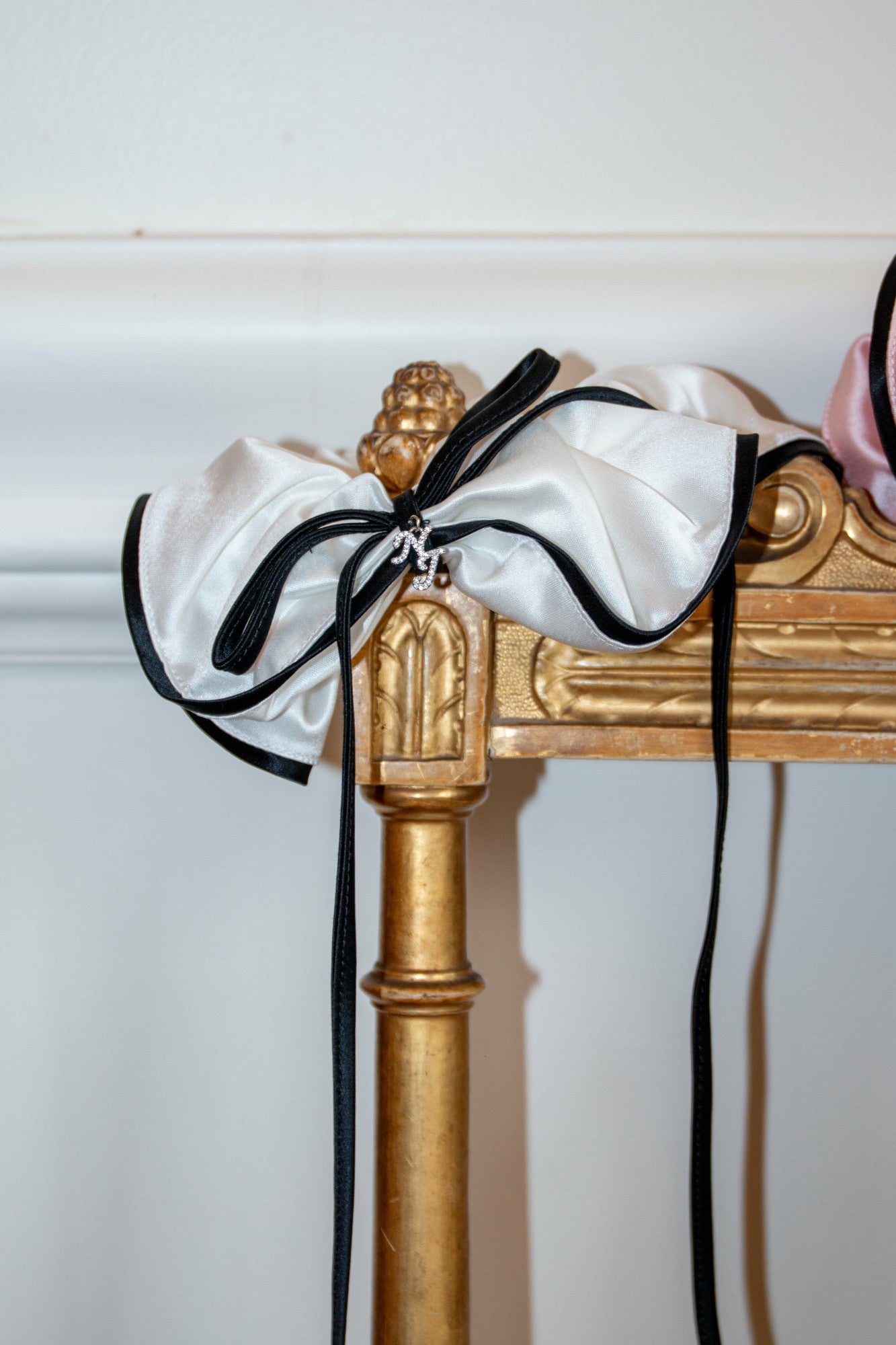 Nana Jacqueline Marlene Scrunchie: White Scrunchie for Bridal Shower White