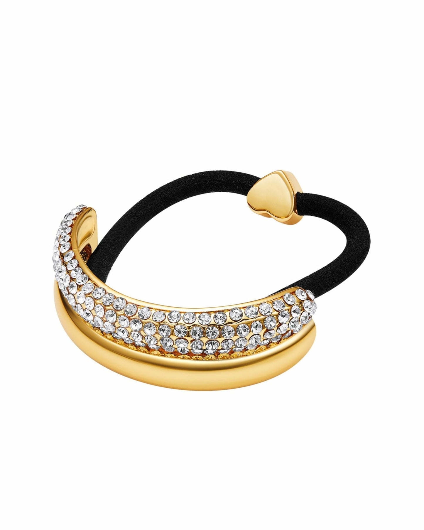 Nana Jacqueline Théa Hair Tie: Gold Hair Tie for Evening Hairstyles Gold