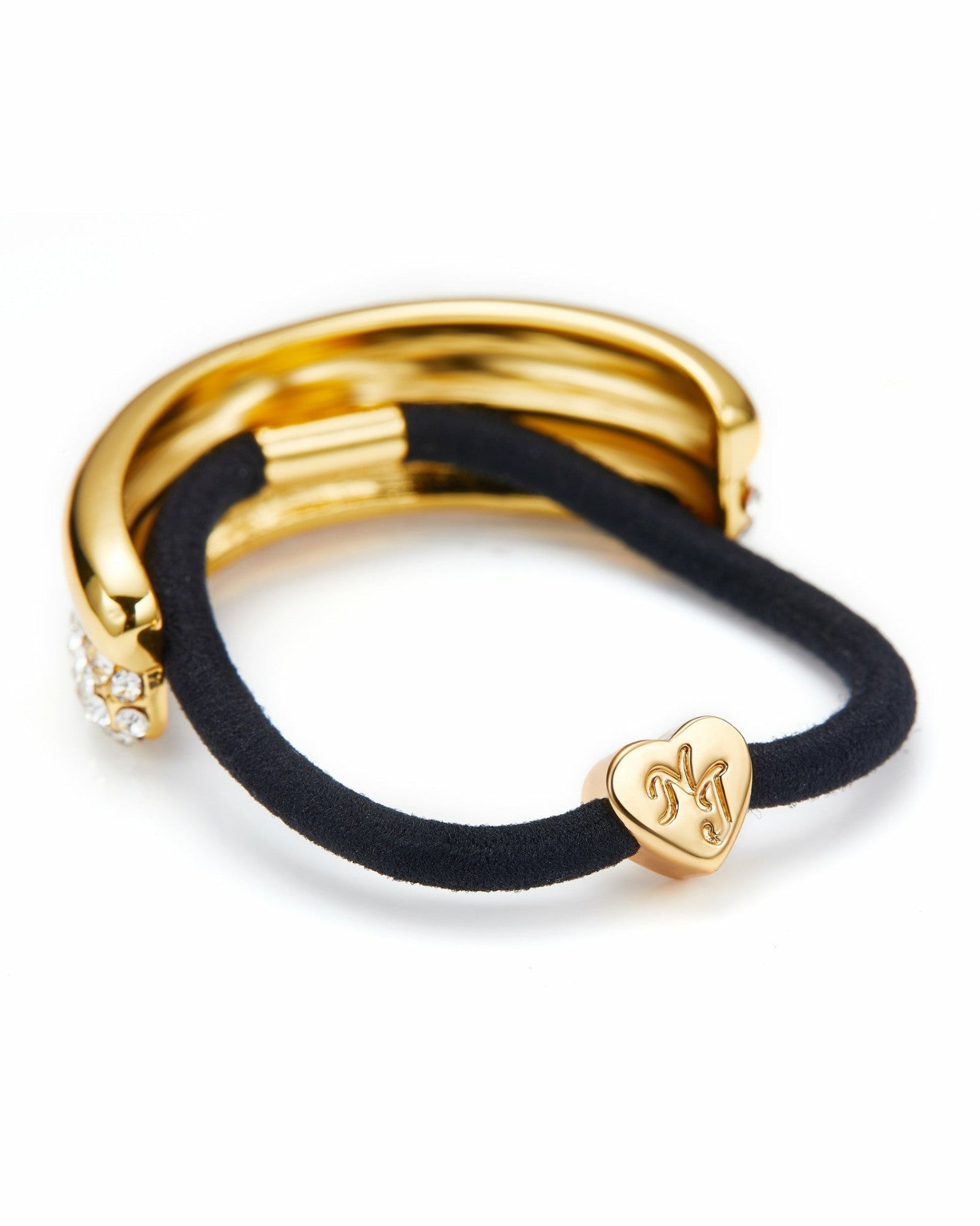 Nana Jacqueline Théa Hair Tie: Gold Hair Tie for Evening Hairstyles Gold
