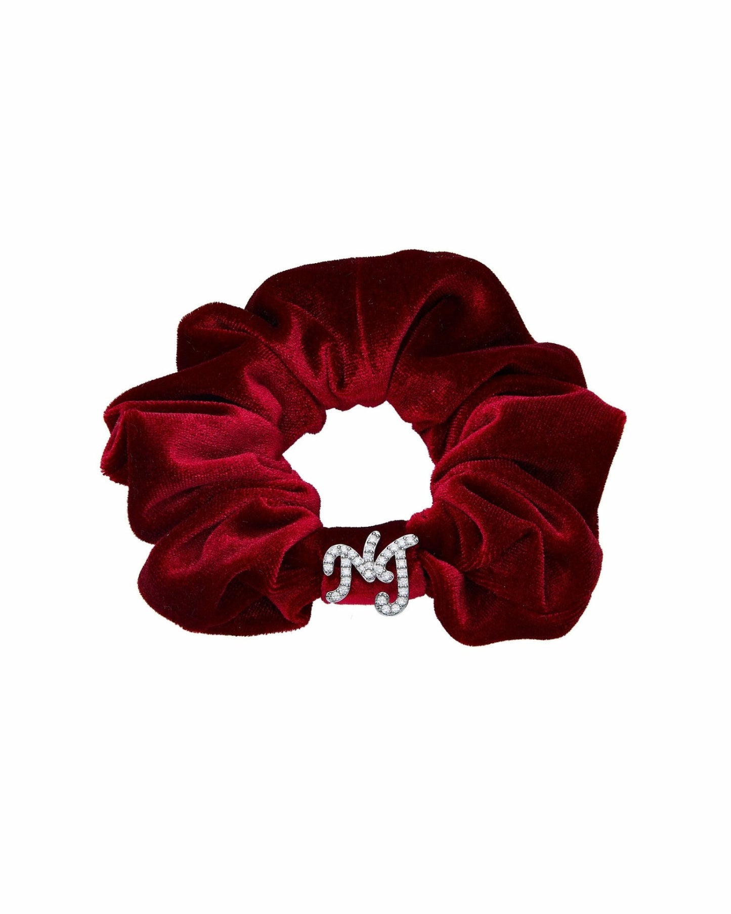 Nana Jacqueline J’adore Velvet Scrunchie: Red Hair Accessory for Holiday Party Red
