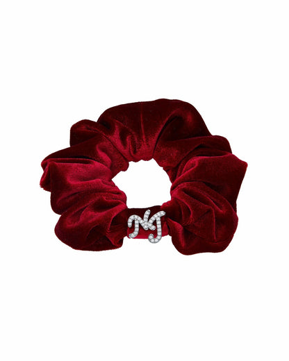 Nana Jacqueline J’adore Velvet Scrunchie: Red Hair Accessory for Holiday Party Red