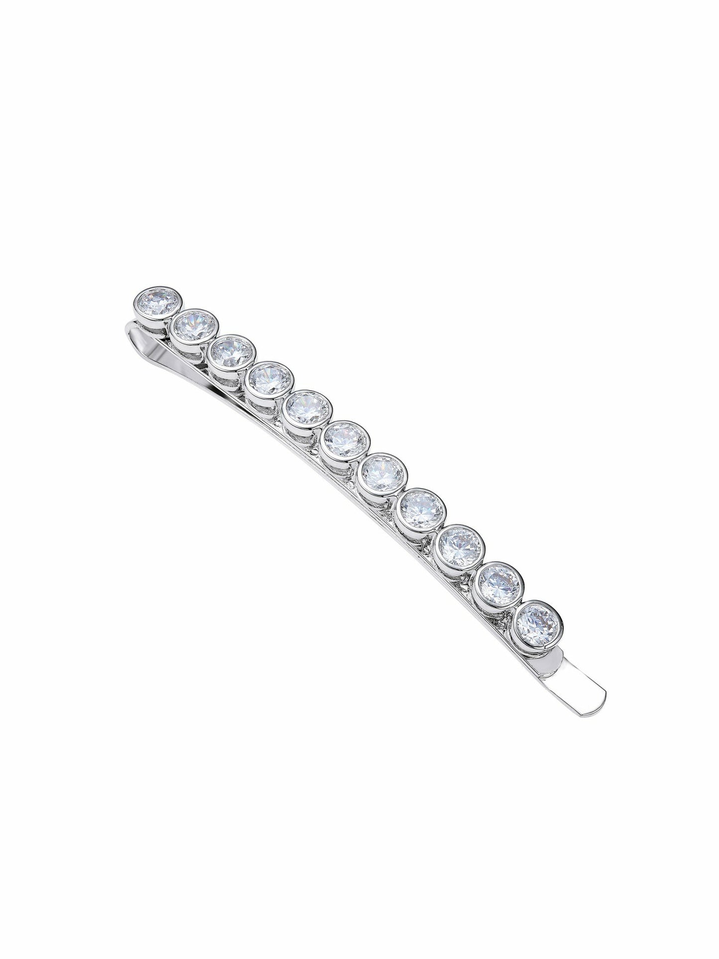 Nana Jacqueline Adriana Crystal Hair Clip Set White
