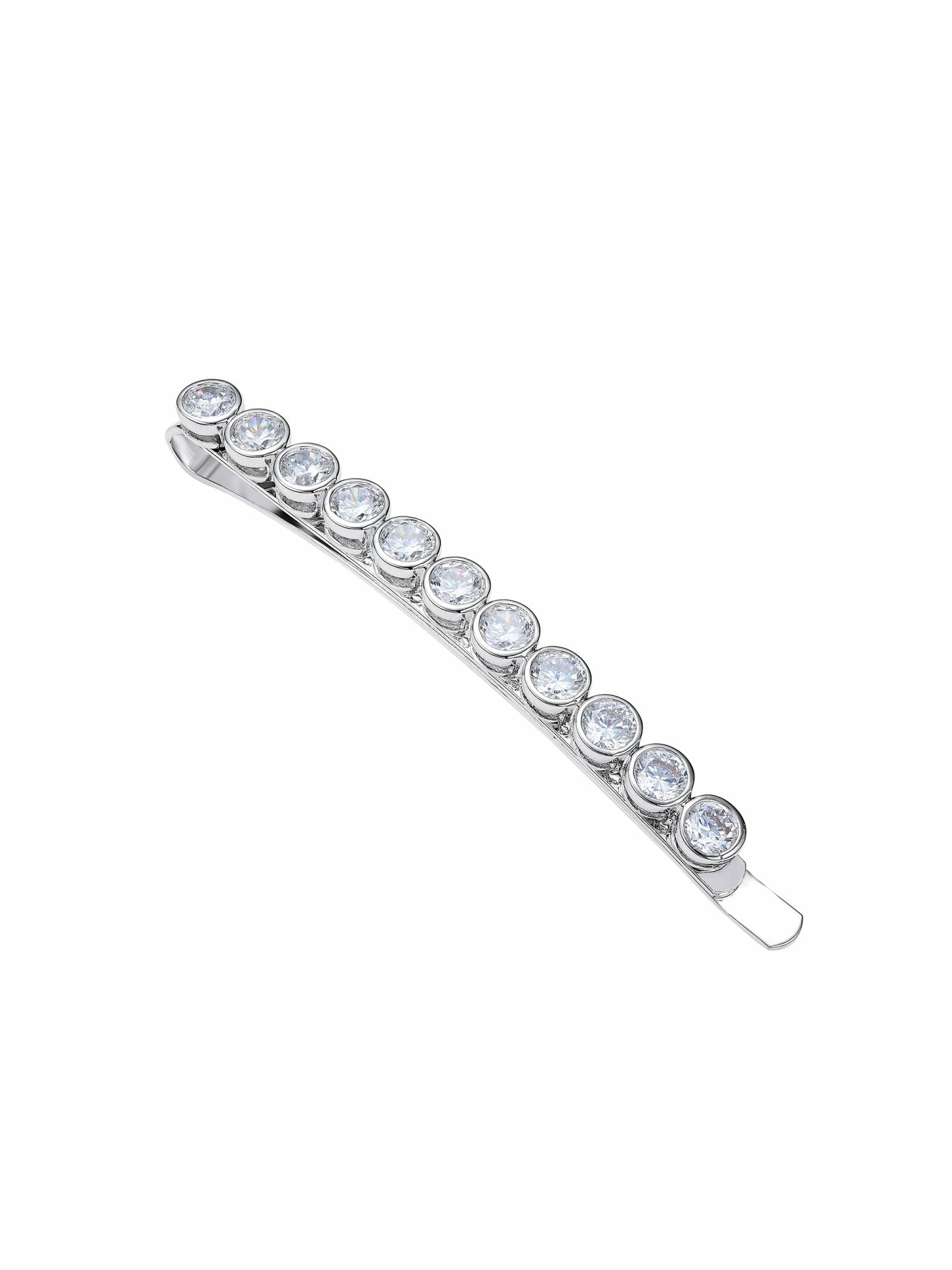 Nana Jacqueline Adriana Crystal Hair Clip Set White