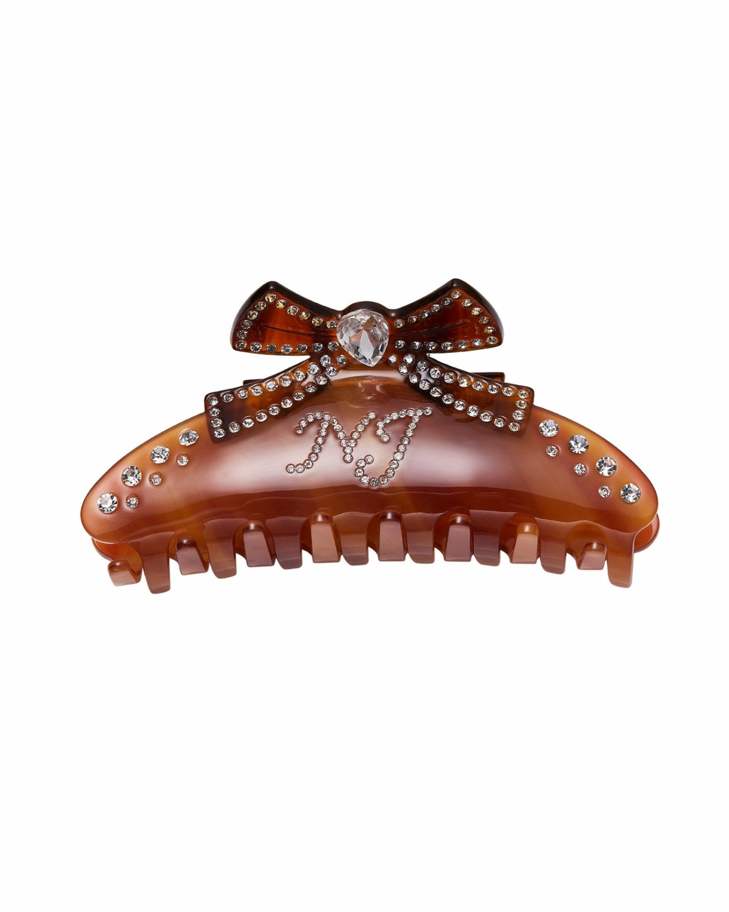 Nana Jacqueline Edith Hair Clip: Brown Hair Clip for Date Night Brown