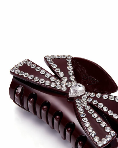 Nana Jacqueline Rosaline Hair Clip: Red Hair Clip for Holiday Party Red