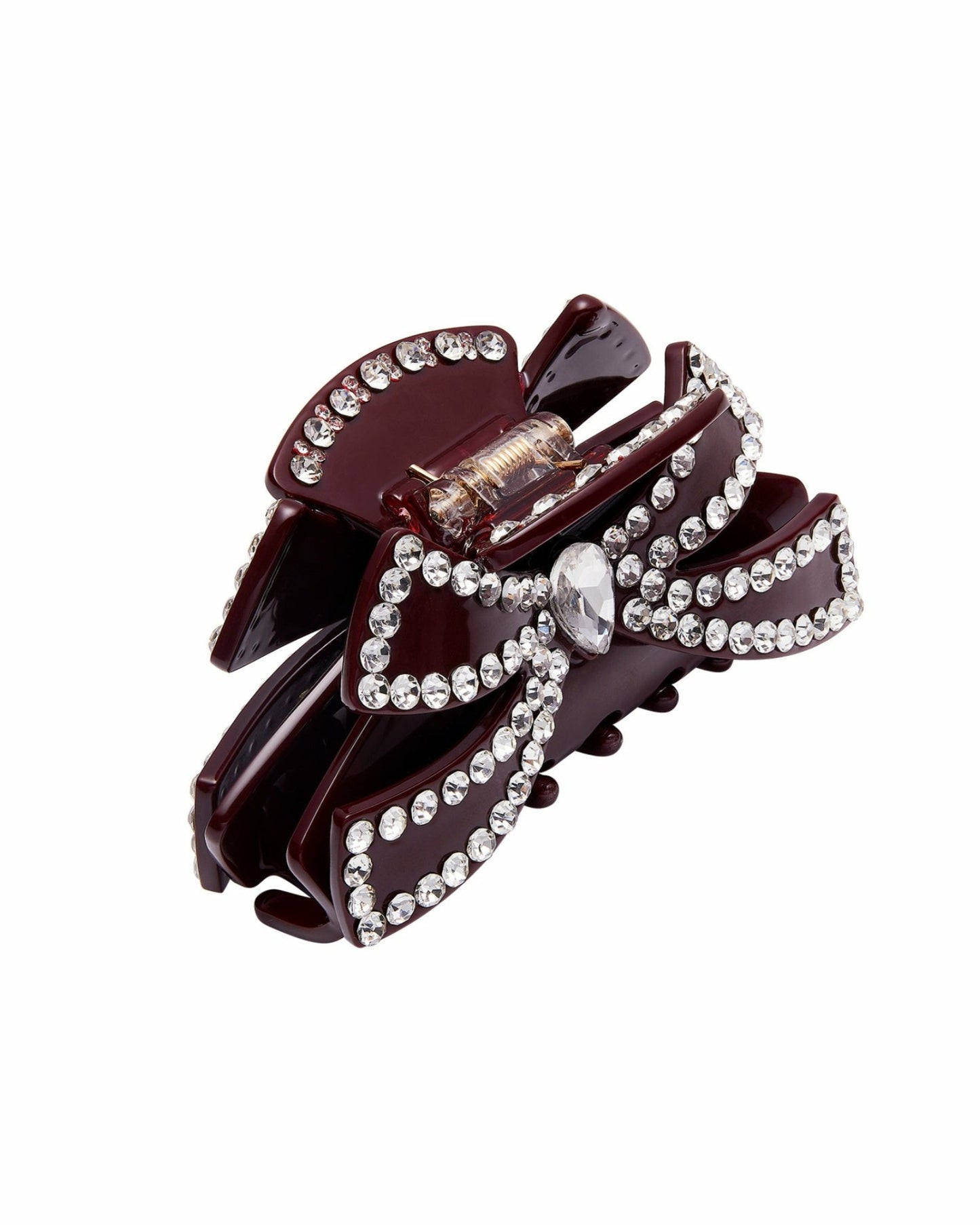 Nana Jacqueline Rosaline Hair Clip: Red Hair Clip for Holiday Party Red