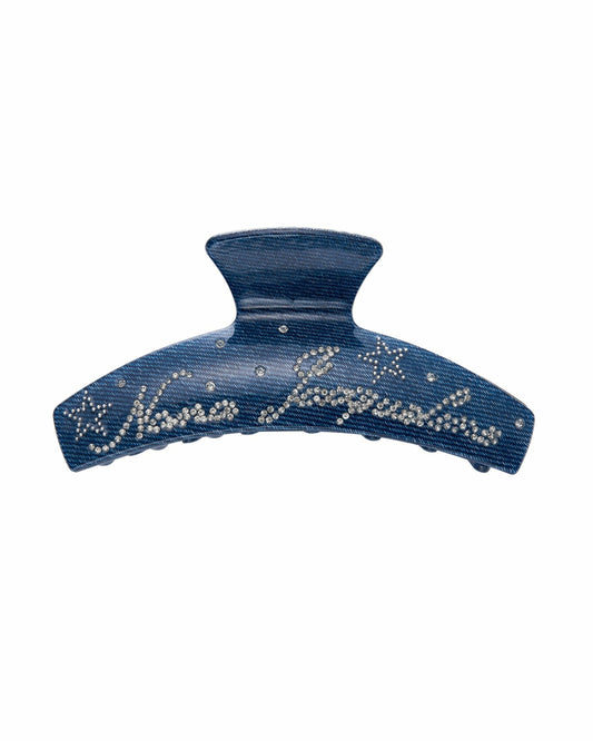 Nana Jacqueline Colette Hair Clip: Blue Hair Clip for Brunch Blue