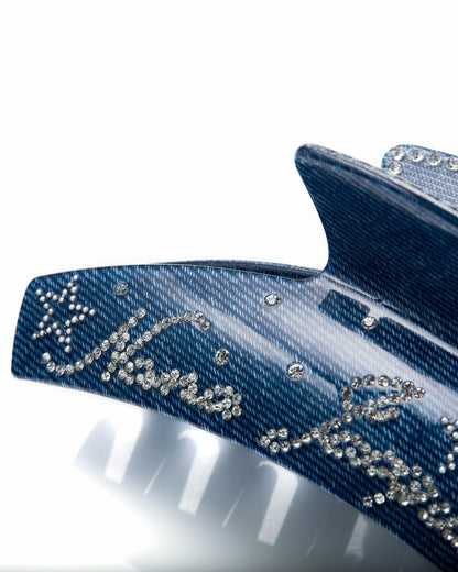Nana Jacqueline Colette Hair Clip: Blue Hair Clip for Brunch Blue