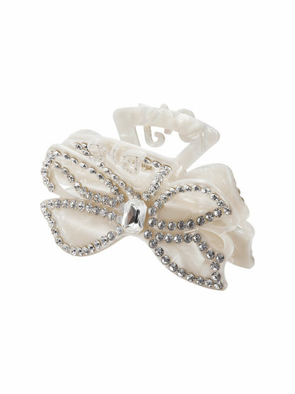 Nana Jacqueline Sydney Hair Clip: White Hair Clip for Bridal Shower White
