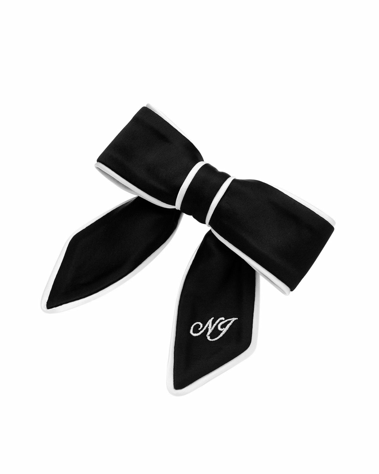 Nana Jacqueline Marlene Bow: Black Hair Bow for Party Black