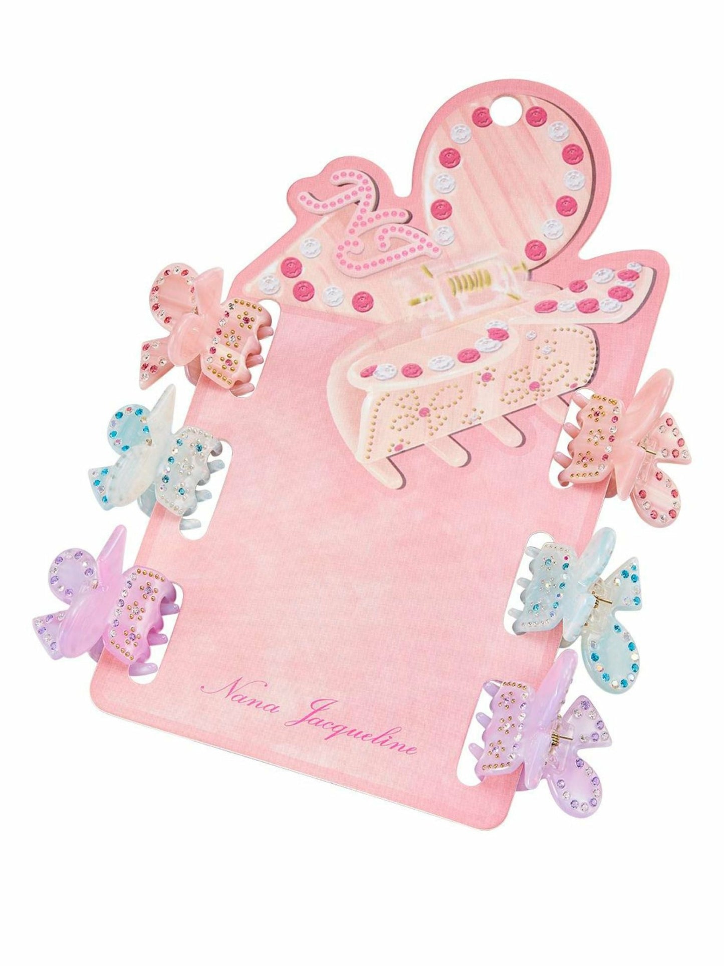 Nana Jacqueline Sydney Mini Claw Clip Set: Multi Hair Clips for Brunch Multi