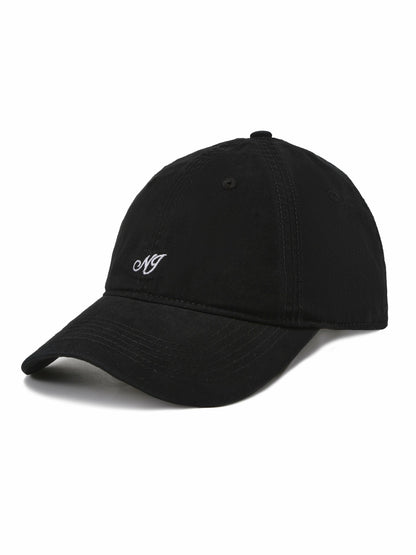 Nana Jacqueline Gracie Logo Embroidered Black Cap Black