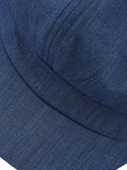 Nana Jacqueline Amara Eight-Panel Newsboy Blue Hat Blue