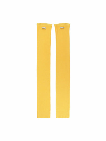 Nana Jacqueline Kendall Leg Warmers: Yellow Leg Warmers for Dance Class Yellow