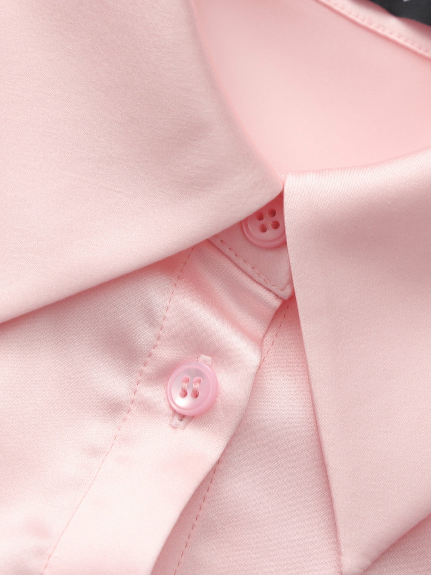 Nana Jacqueline Eva Tie-Back Satin Pink Shirt Pink