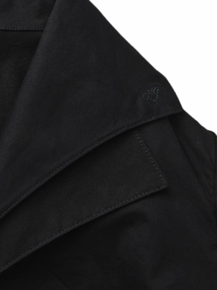 Nana Jacqueline Black Tailored Long Sleeve Button-Down Shirt Black