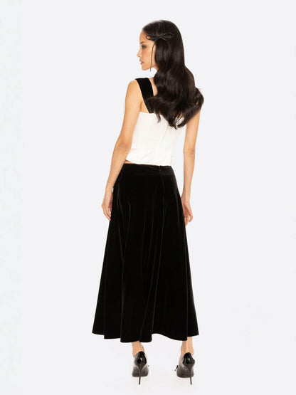 Nana Jacqueline Gia Bow Top: White Top for Date Night White