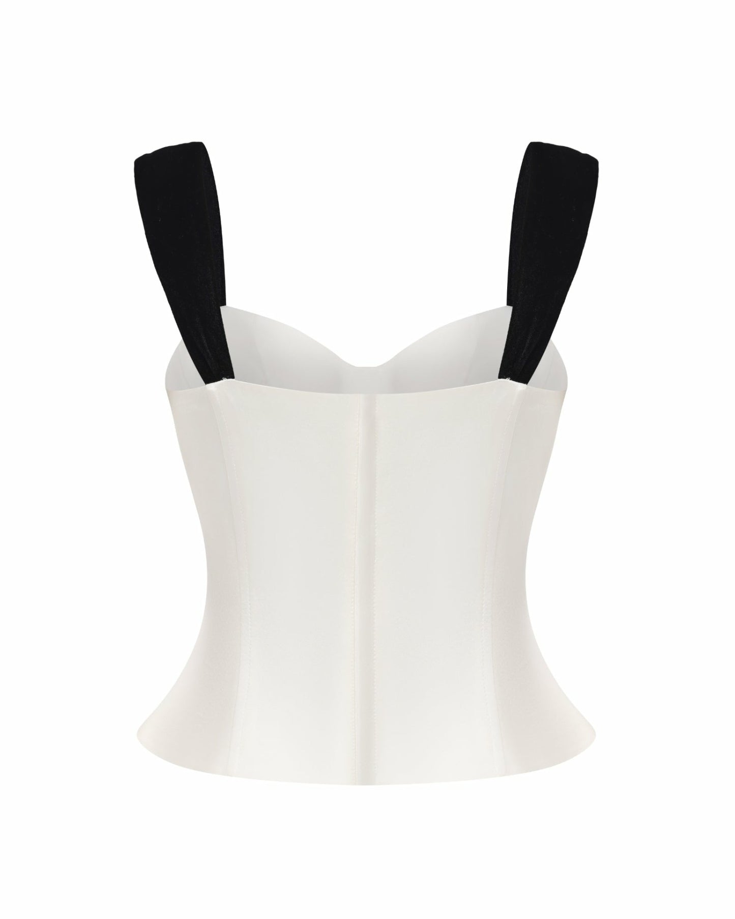 Nana Jacqueline Gia Bow Top: White Top for Date Night White