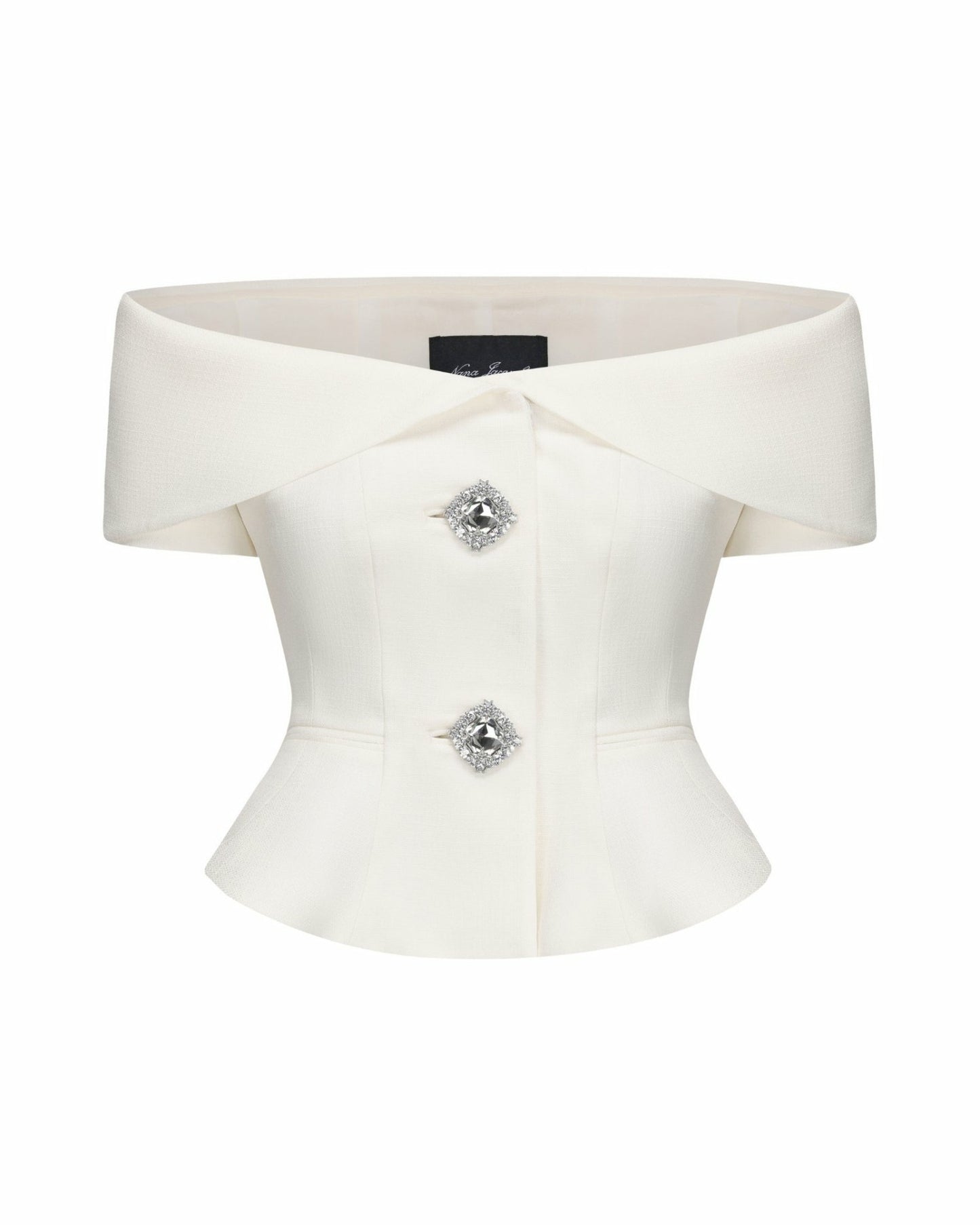 Nana Jacqueline Blakely Top: White Top for Engagement Party White