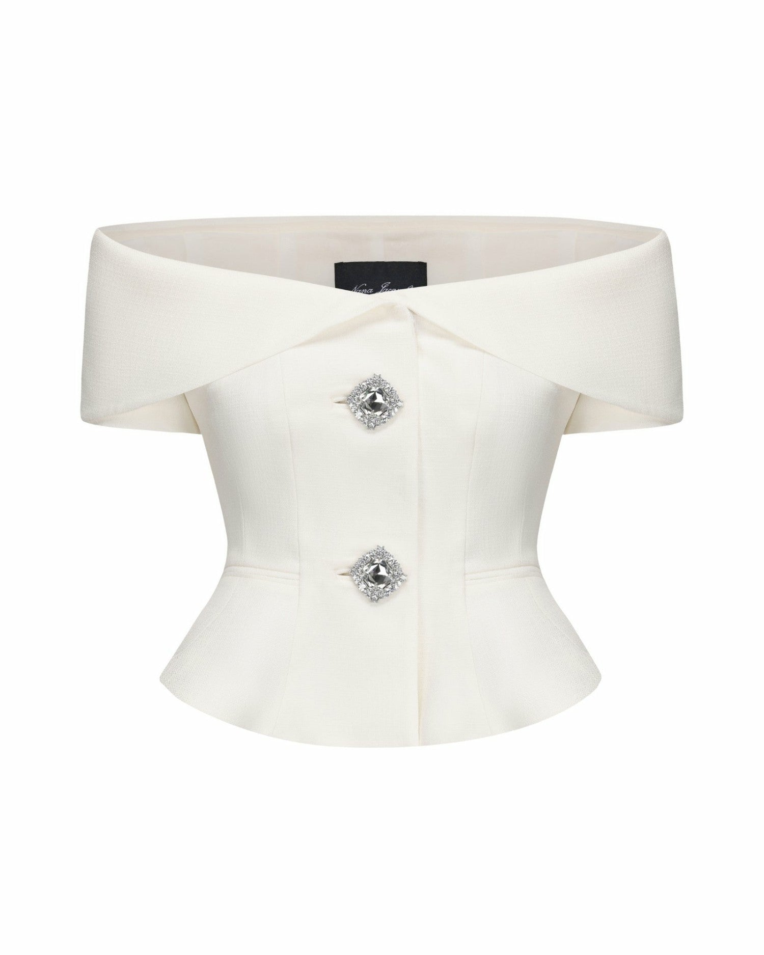 Nana Jacqueline Blakely Top: White Top for Engagement Party White