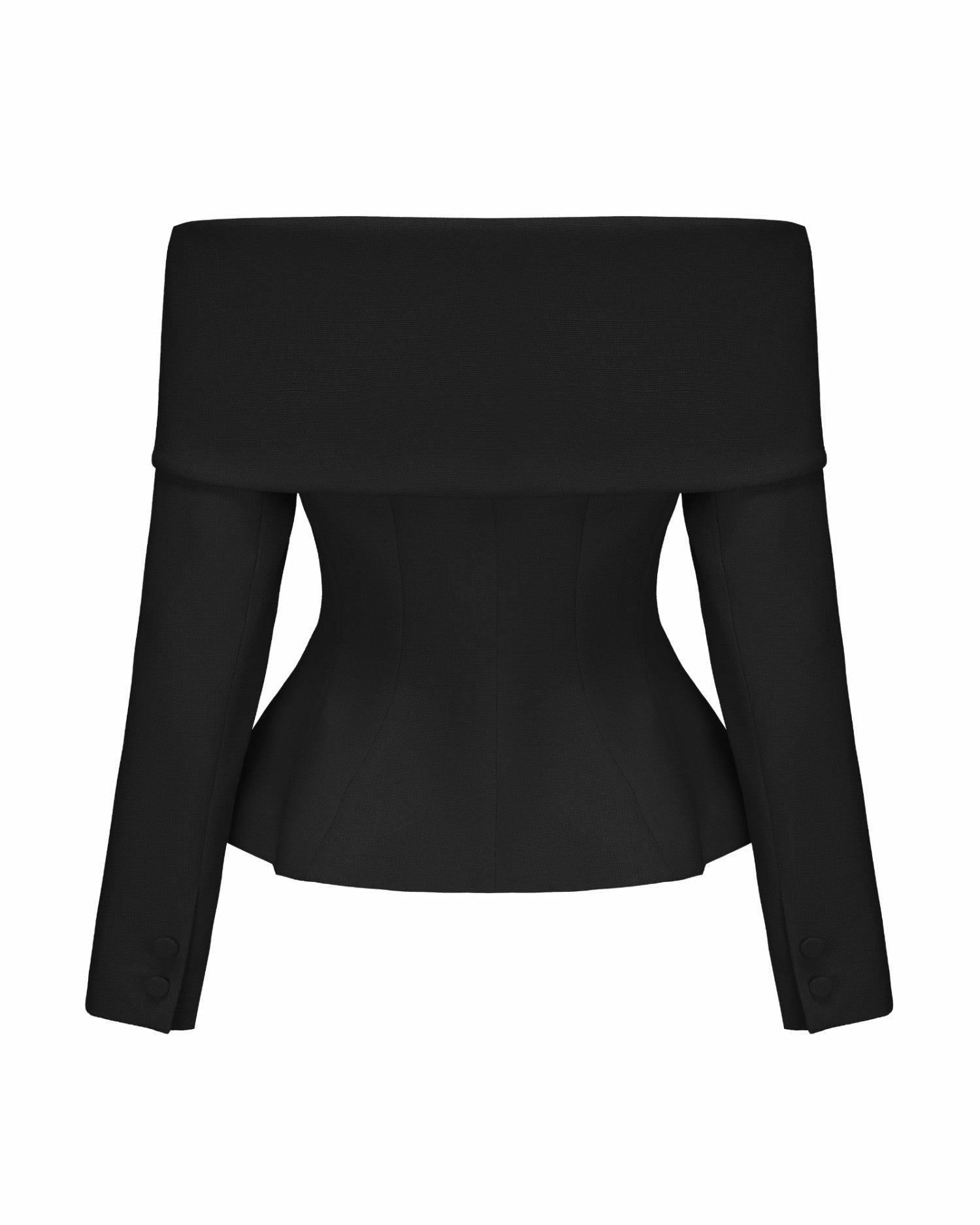 Nana Jacqueline Blaire Top: Black Top for Date Night Black