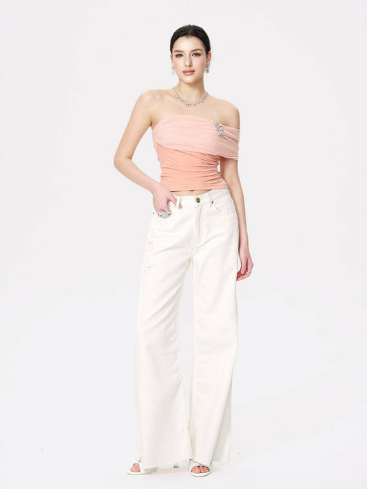 Nana Jacqueline Marlene Top: Pink Top for Date Night Pink