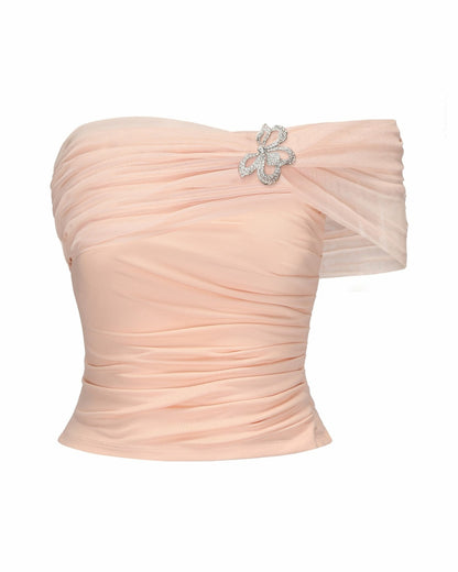 Nana Jacqueline Marlene Top: Pink Top for Date Night Pink