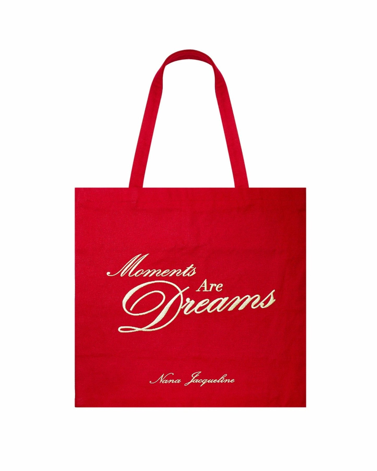 Nana Jacqueline Jacqueline Canvas Bag: Red Canvas Bag for Everyday Use Red