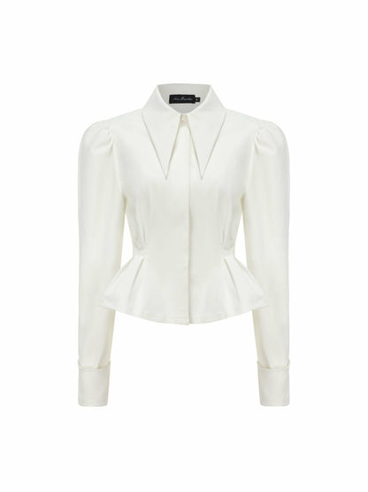 Nana Jacqueline Kensie Top + Tie: White Top for Girls' Night Out White
