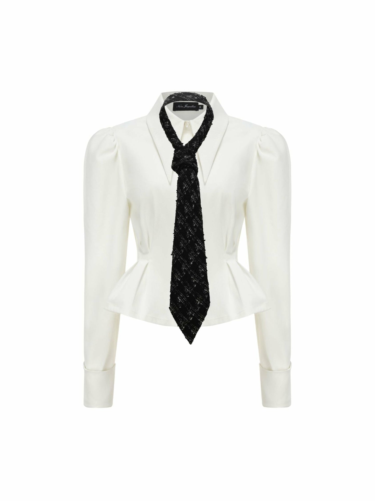 Nana Jacqueline Kensie Top + Tie: White Top for Girls' Night Out White