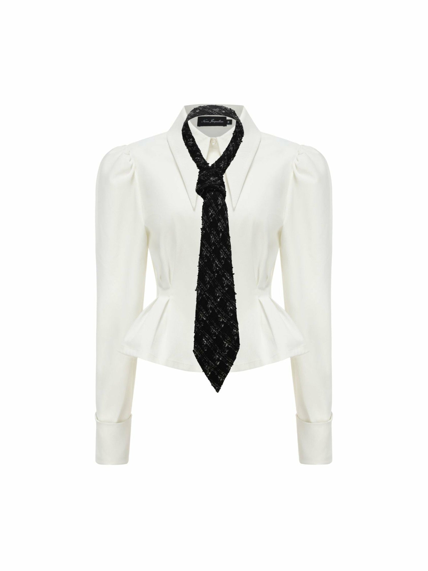 Nana Jacqueline Kensie Top + Tie: White Top for Girls' Night Out White