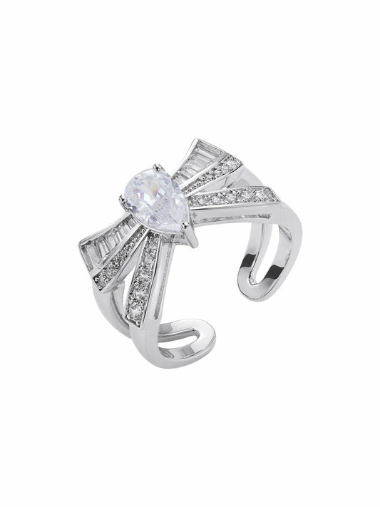 Nana Jacqueline Claira Ring: White Ring for Engagement Party White