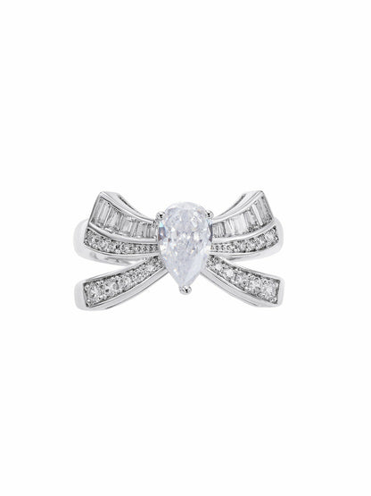Nana Jacqueline Claira Ring: White Ring for Engagement Party White