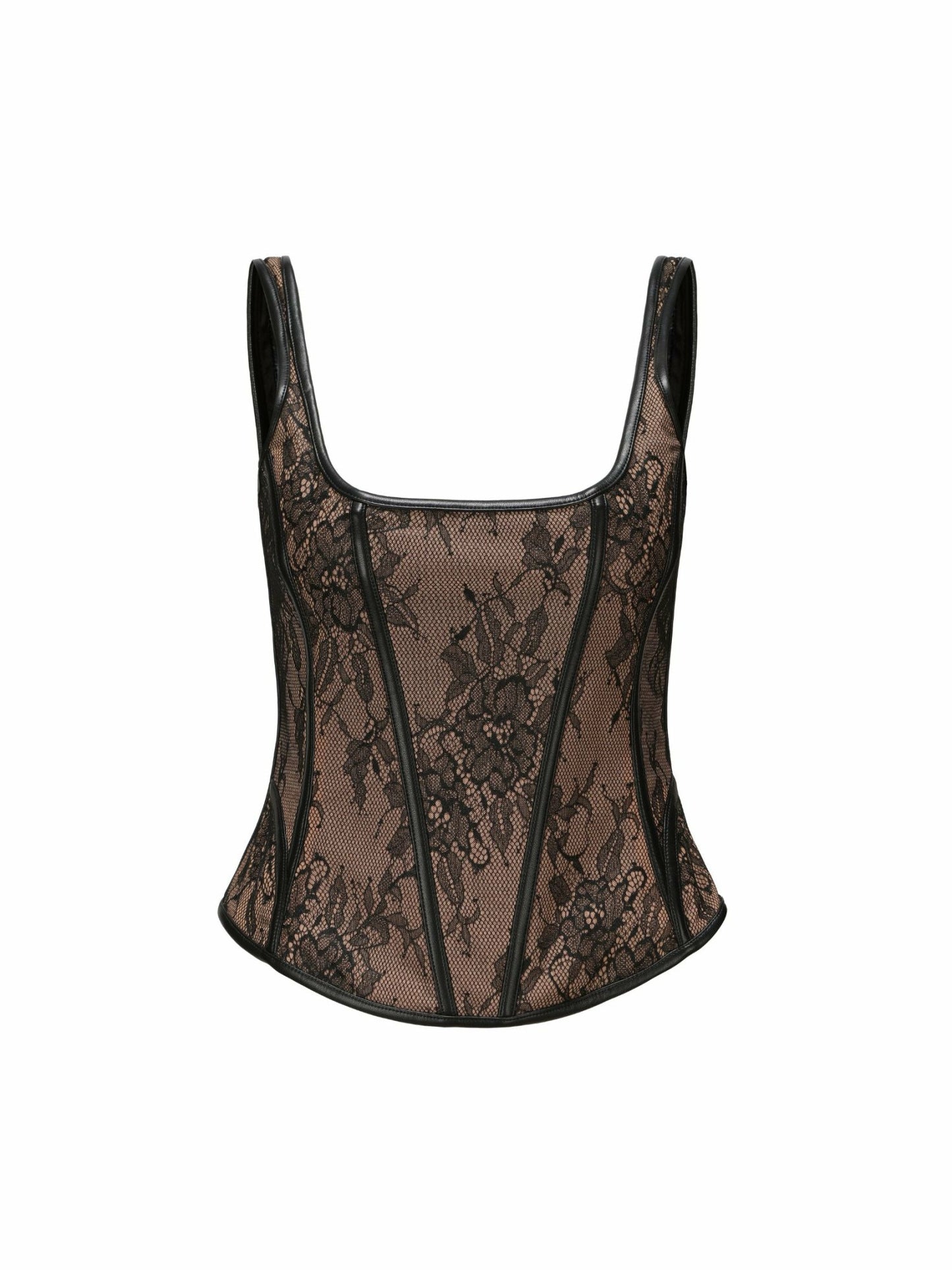 Nana Jacqueline Emily Lace Top: Black Top for Date Night Black