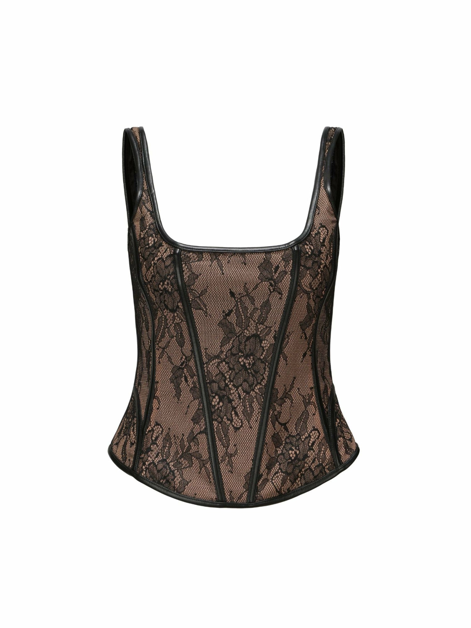 Nana Jacqueline Emily Lace Top: Black Top for Date Night Black