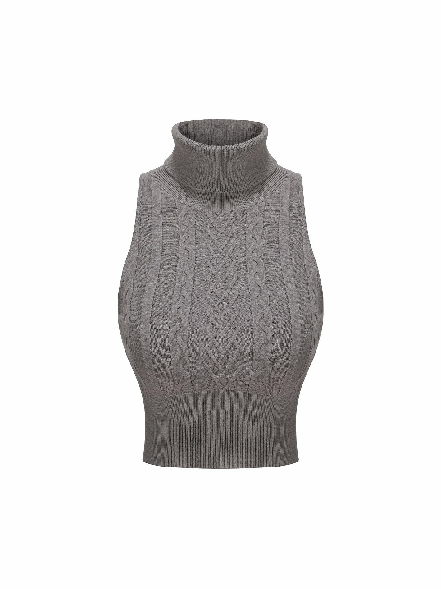 Nana Jacqueline Morgan Top: Grey Knit Top for Brunch Grey
