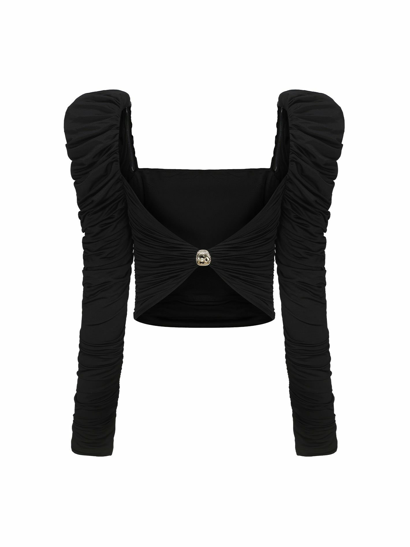 Nana Jacqueline Brandy Top: Black Top for Date Night Black