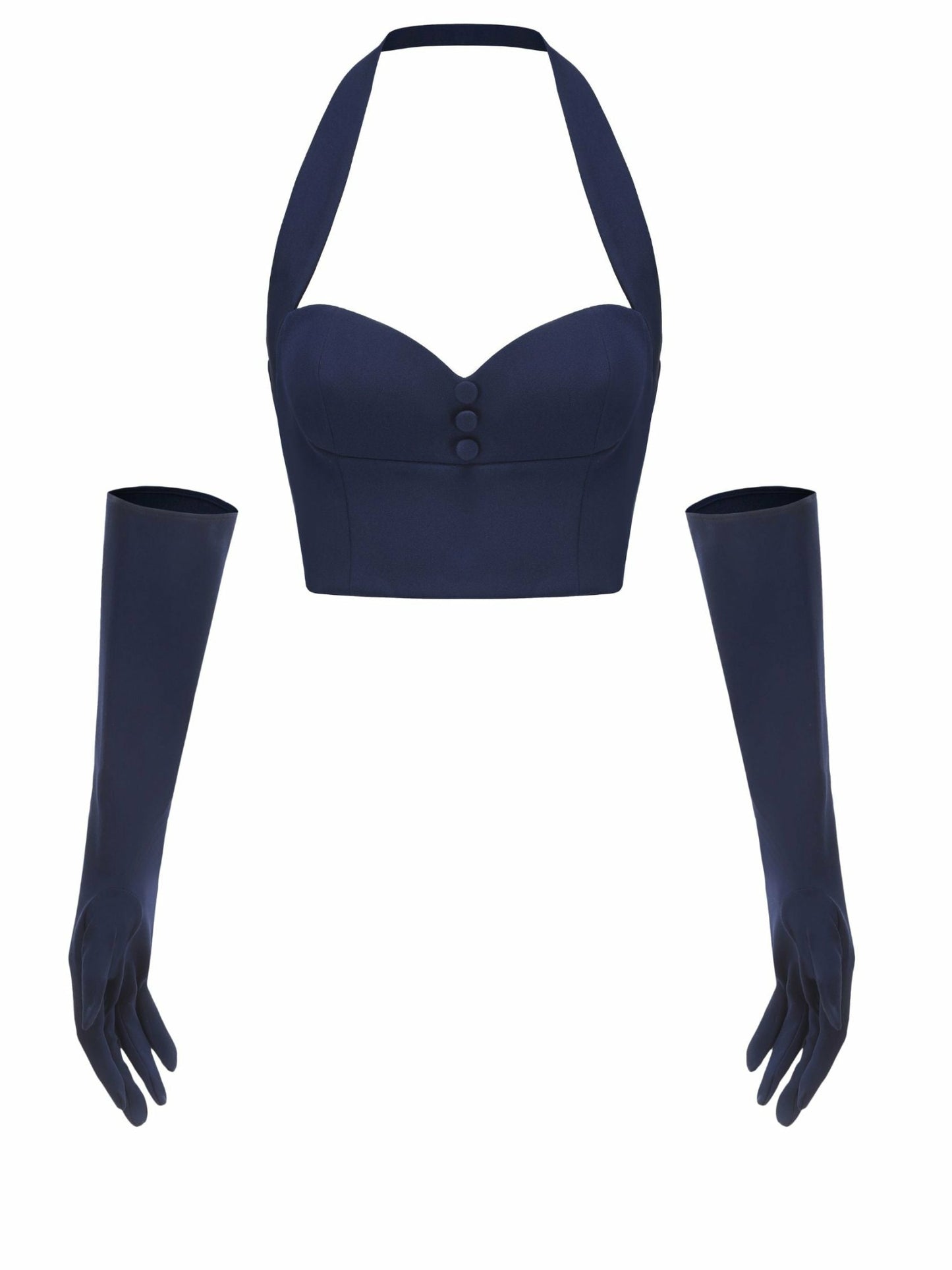 Nana Jacqueline Anastasia Top: Blue Top for Date Night Blue