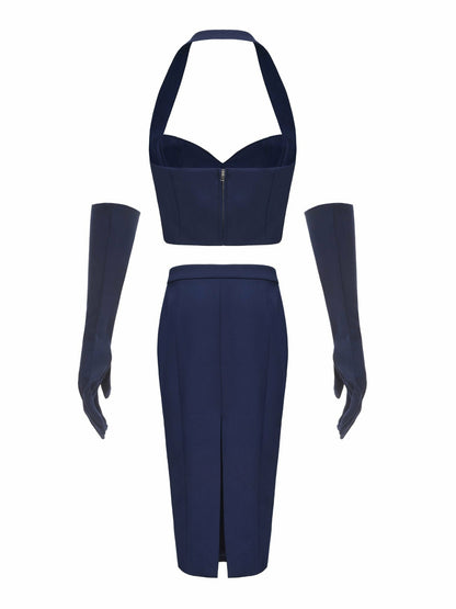 Nana Jacqueline Anastasia Top: Blue Top for Date Night Blue
