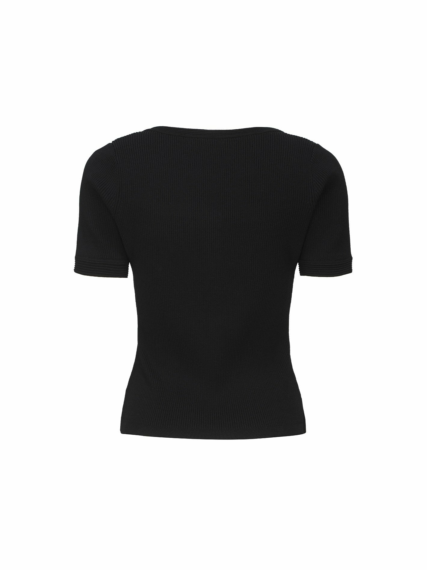Nana Jacqueline Gemma Top: Black Knit Top for Brunch Black
