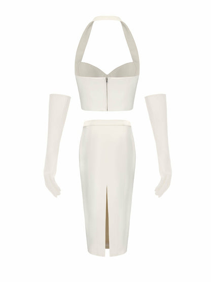 Nana Jacqueline Anastasia Top: White Top for Engagement Party White