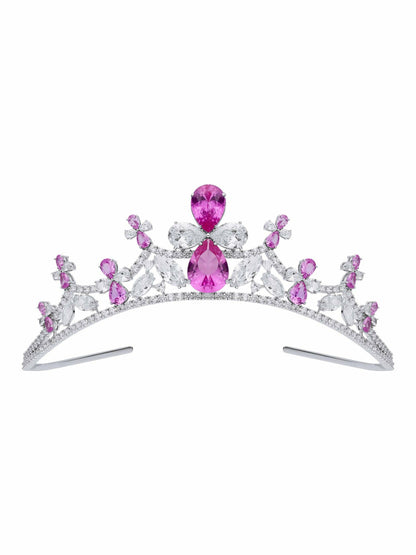 Nana Jacqueline Keira Tiara: Pink Tiara for Bachelorette Party Pink