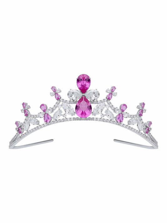 Nana Jacqueline Keira Tiara: Pink Tiara for Bachelorette Party Pink