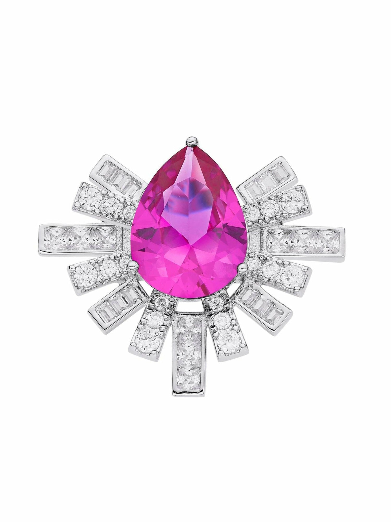 Nana Jacqueline Keira Ring: Pink Ring for Cocktail Party Pink