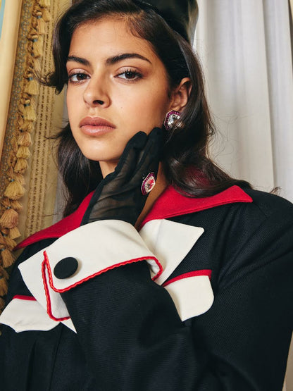 Nana Jacqueline Teresa Ring: Pink Ring for Cocktail Party Pink