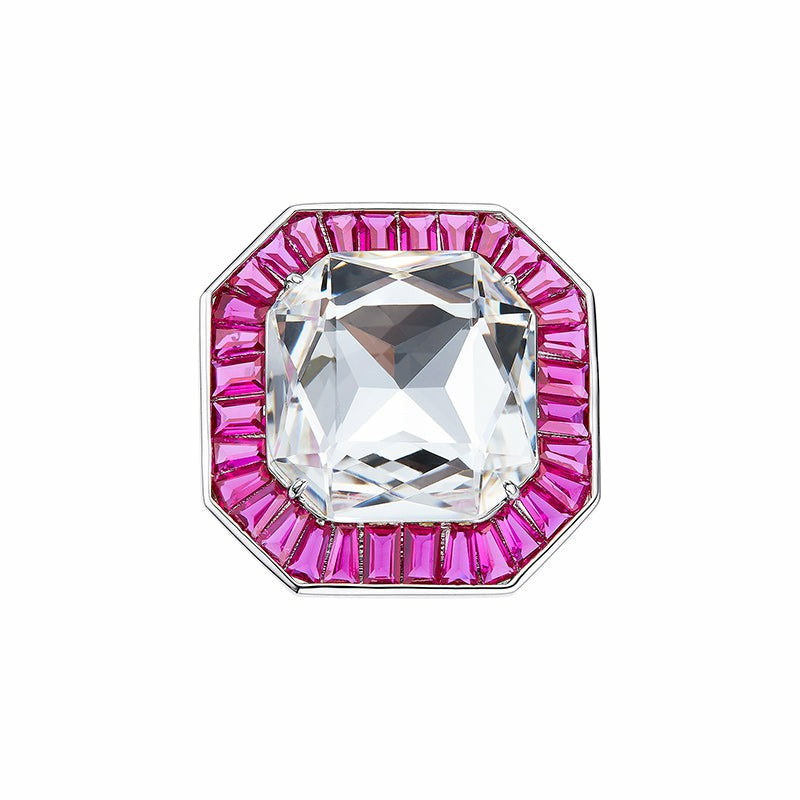 Nana Jacqueline Teresa Ring: Pink Ring for Cocktail Party Pink