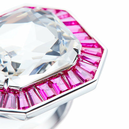 Nana Jacqueline Teresa Ring: Pink Ring for Cocktail Party Pink